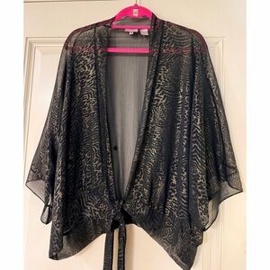 Chico's Sheer Poncho Size 3 (XL)